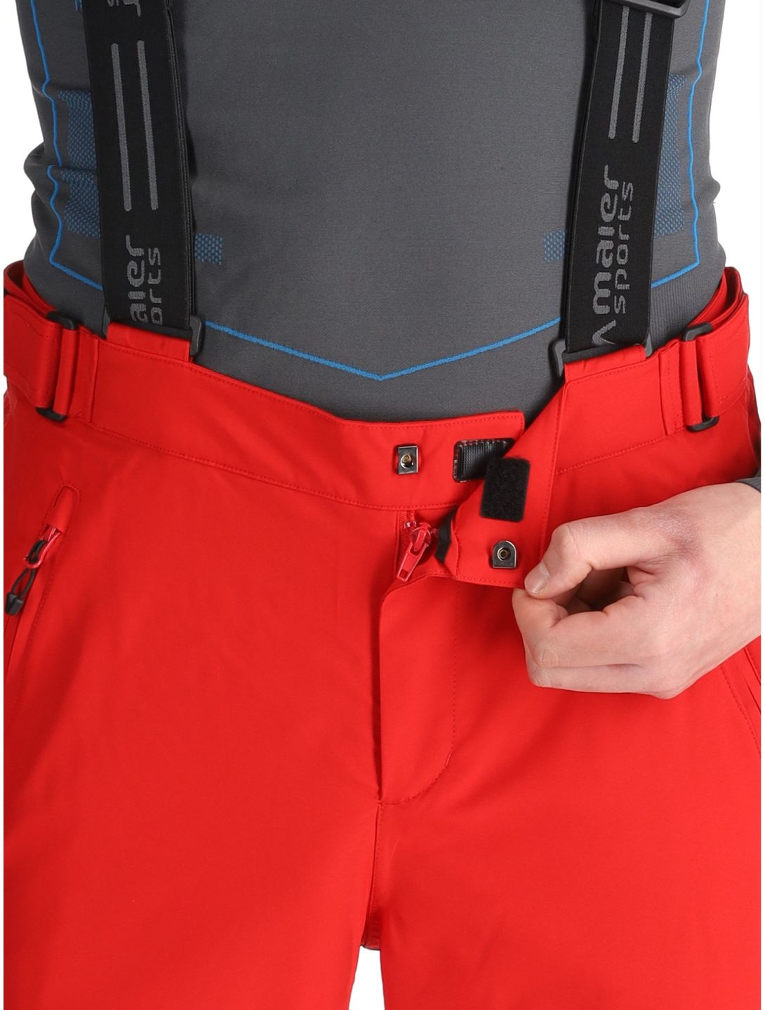 Maier Sports, Anton 2.1 pantalones de esquí modelo largo hombres Salsa rojo 