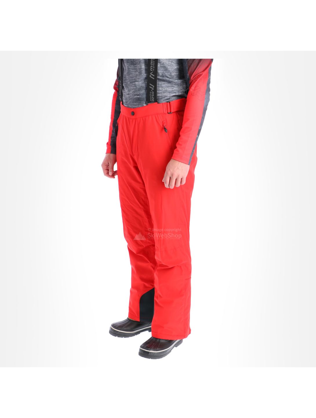 Maier Sports, Anton, pantalones de esquí, hombres, rojo