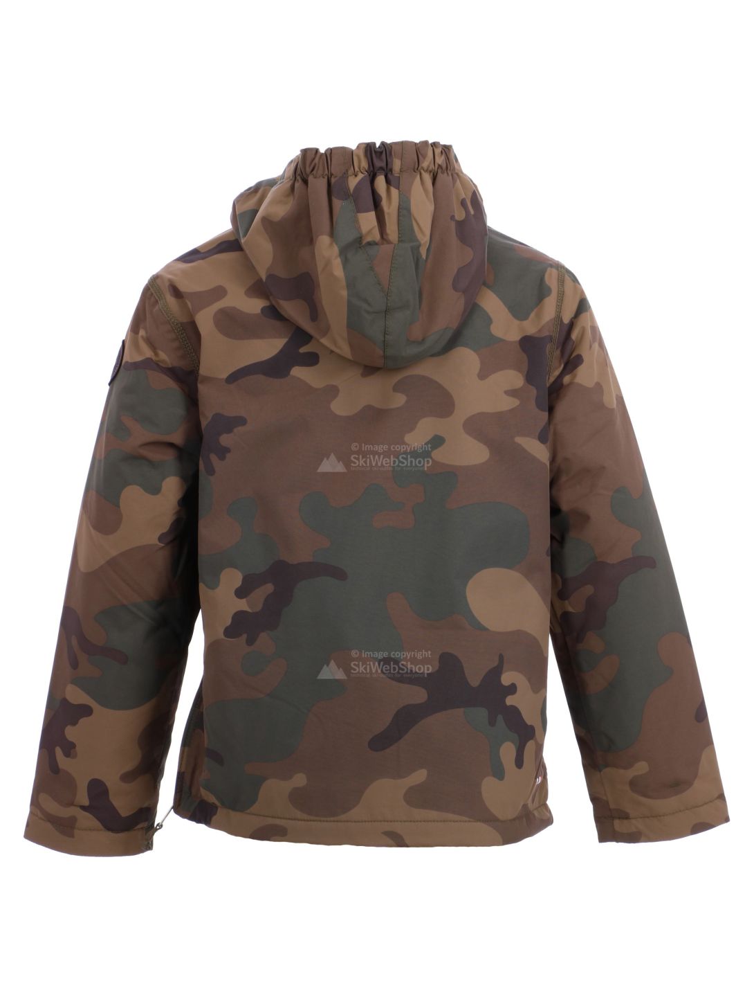 Napapijri, Rainforest anorak camouflage, chaqueta de invierno, niños, verde