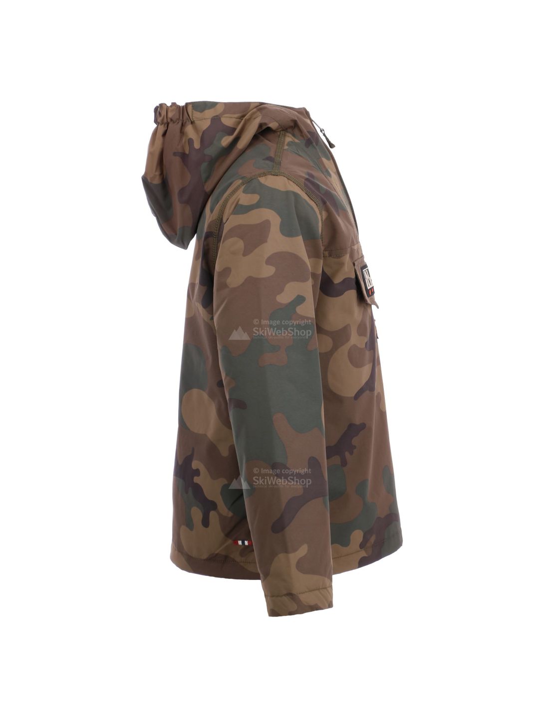 Napapijri, Rainforest anorak camouflage, chaqueta de invierno, niños, verde