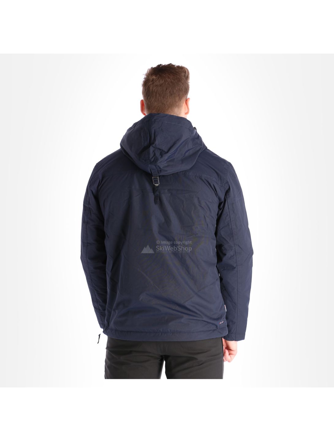 Napapijri, Rainforest anorak, chaqueta de invierno, hombres, navy azul