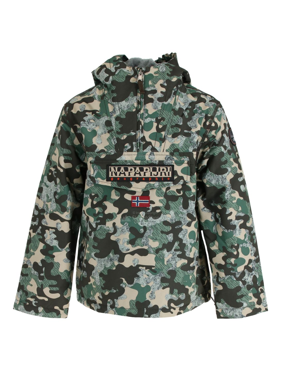 Napapijri, Rainforest camu, chaqueta de invierno, niños, camo verde