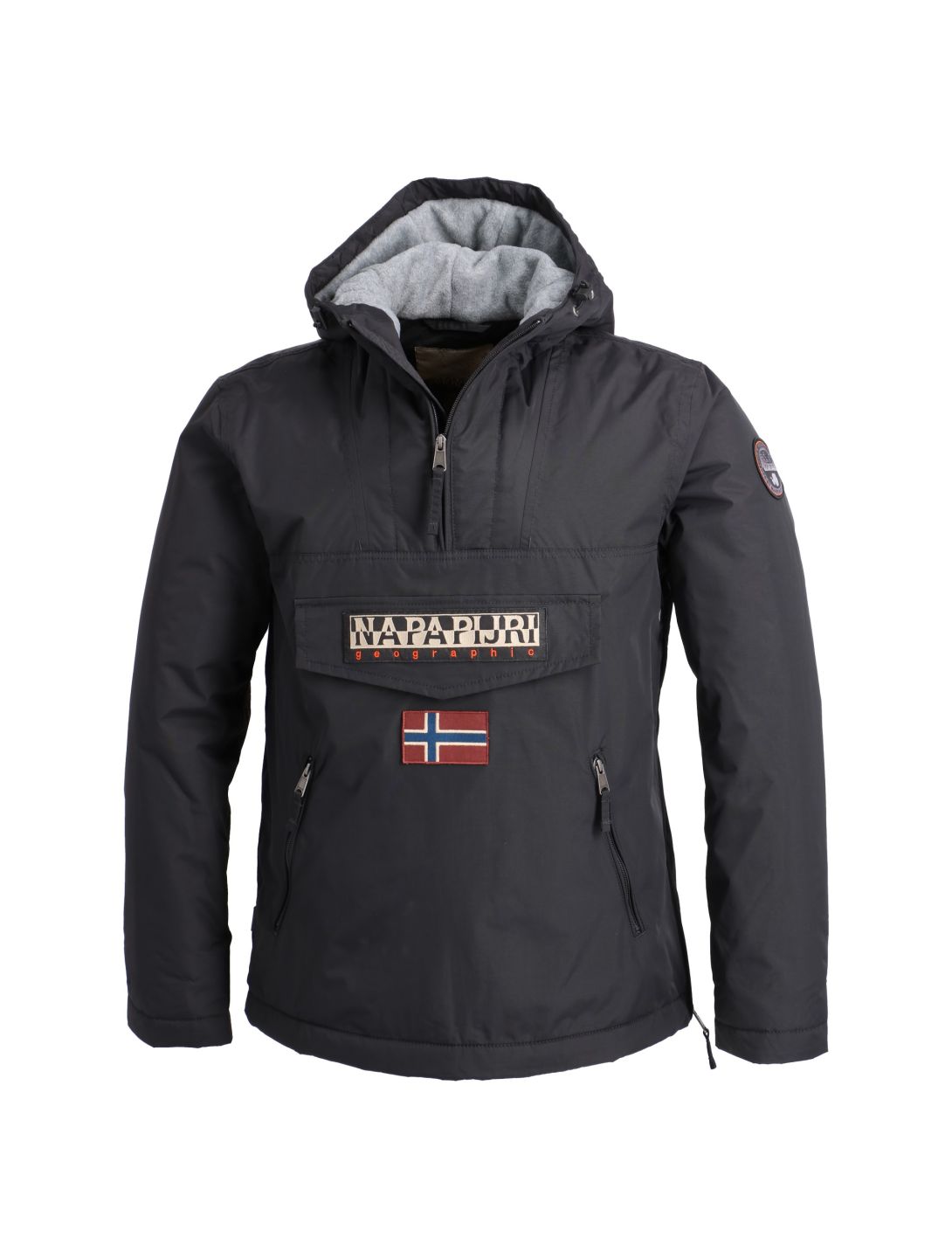 Napapijri, Rainforest pocket anorak, chaqueta de invierno, hombres, negro