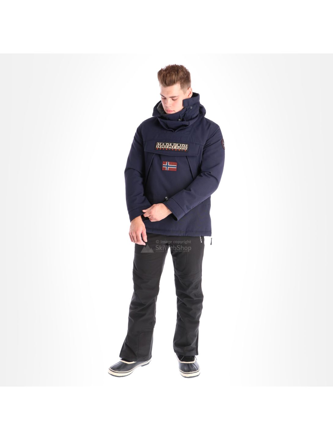 Napapijri, Skidoo anorak, chaqueta de esquí, hombres, navy azul