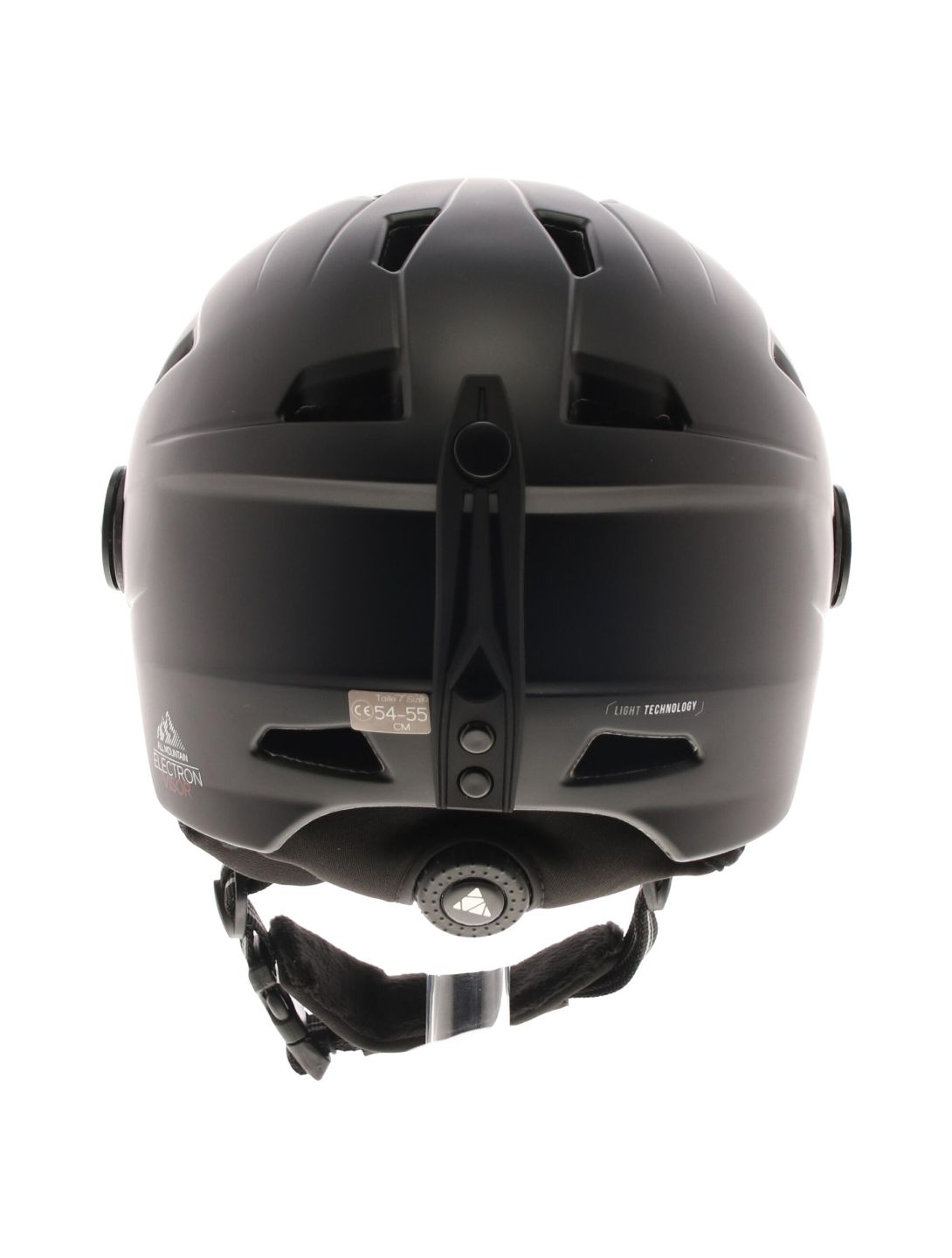 Cairn, Electron visor J (CAT. 3) casco con visera niños mat negro 