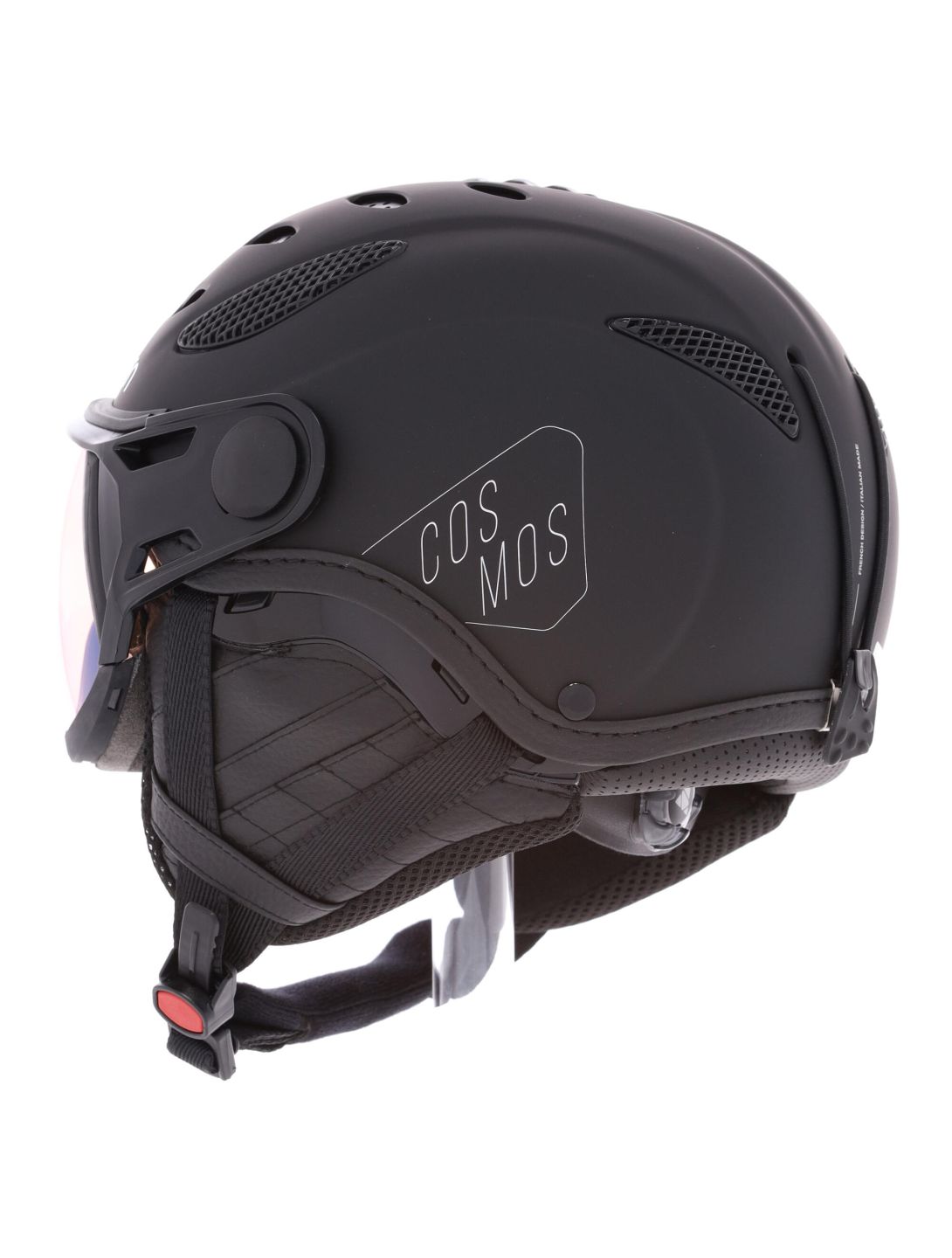 Cairn, Cosmos Evo NXT casco con visera unisex leather negro 