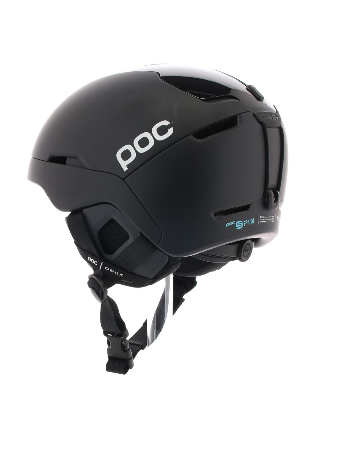 POC, Obex spin casco uranium negro 