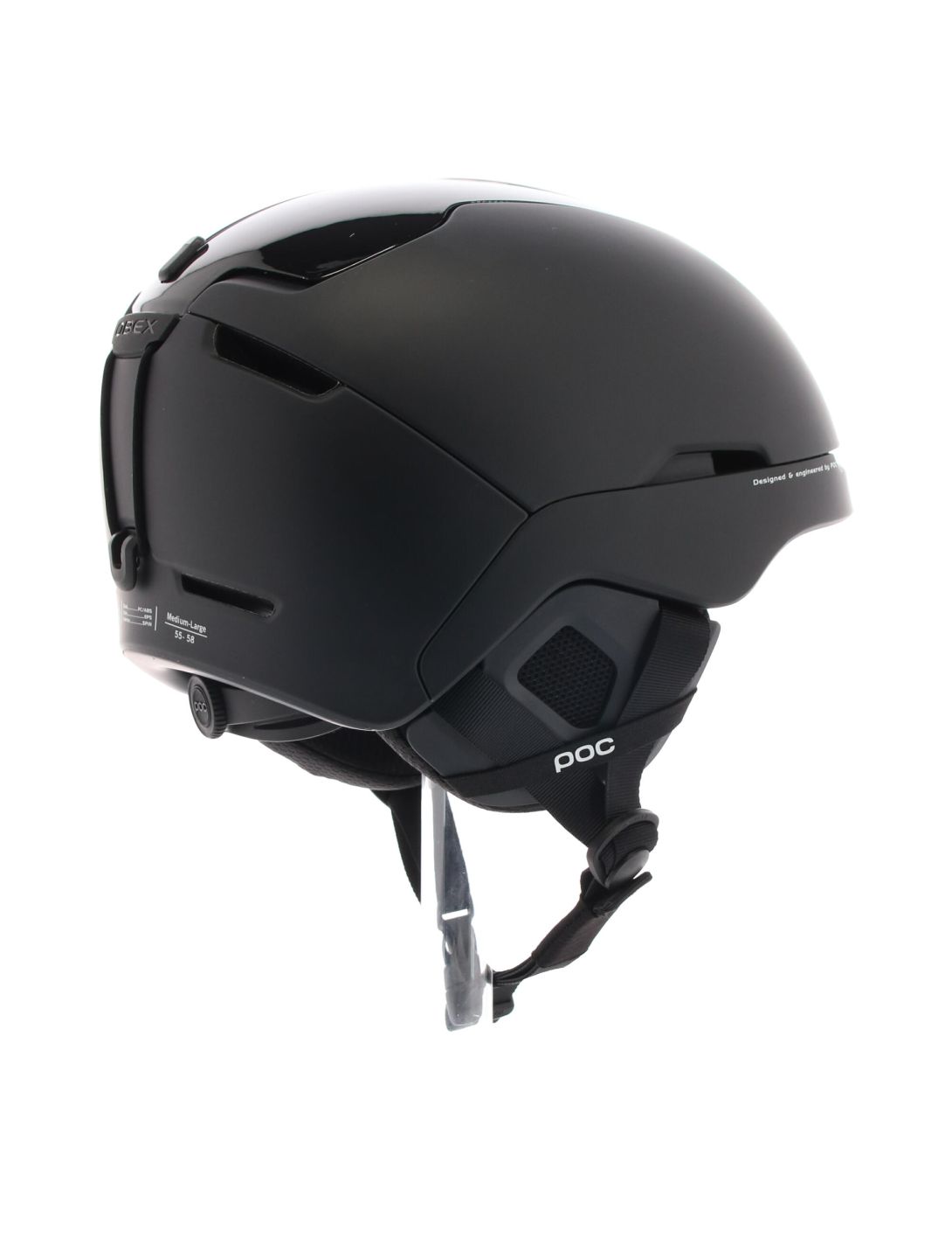 POC, Obex spin casco uranium negro 