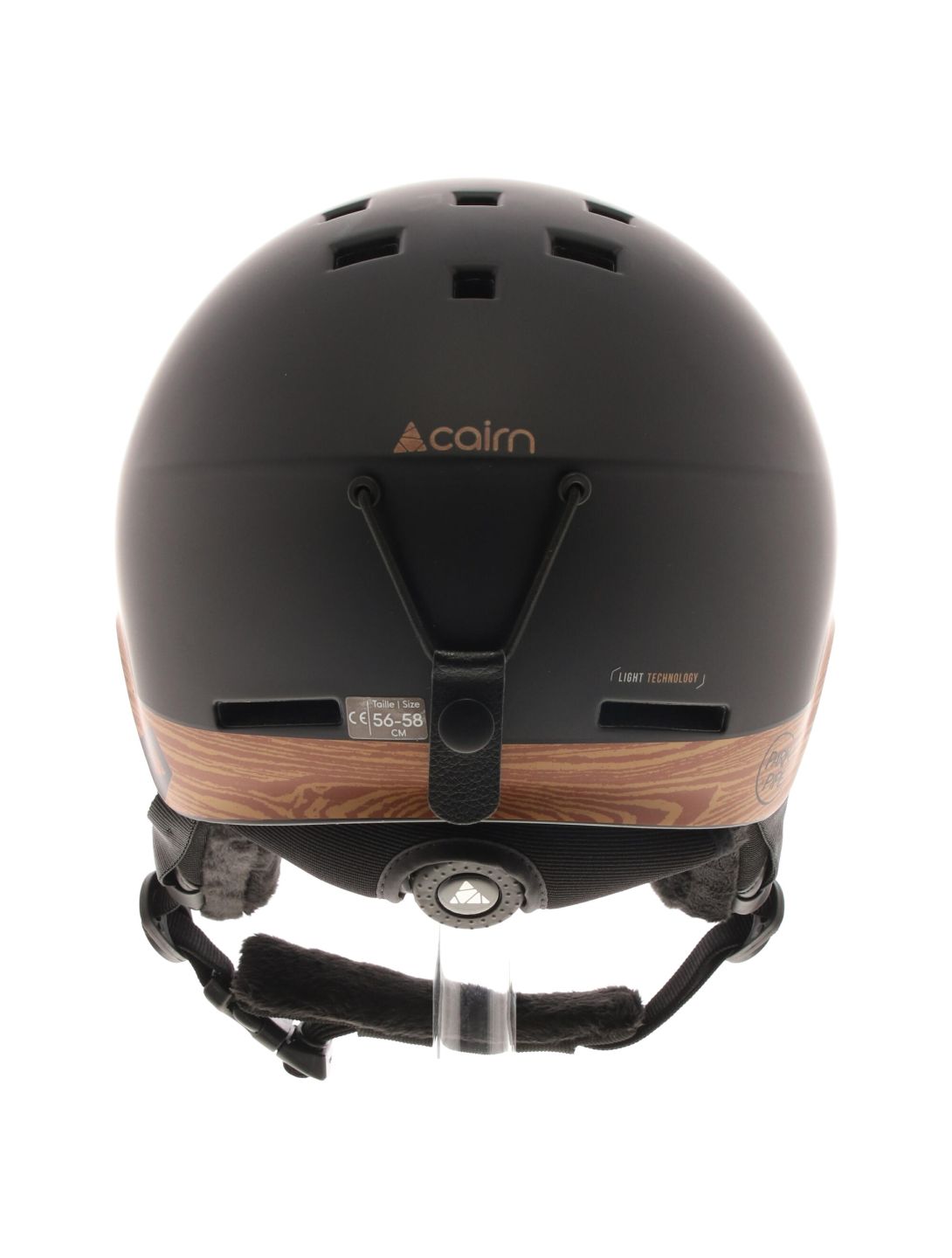 Cairn, Centaure Rescue casco unisex Mat Black Wood marrón, negro 