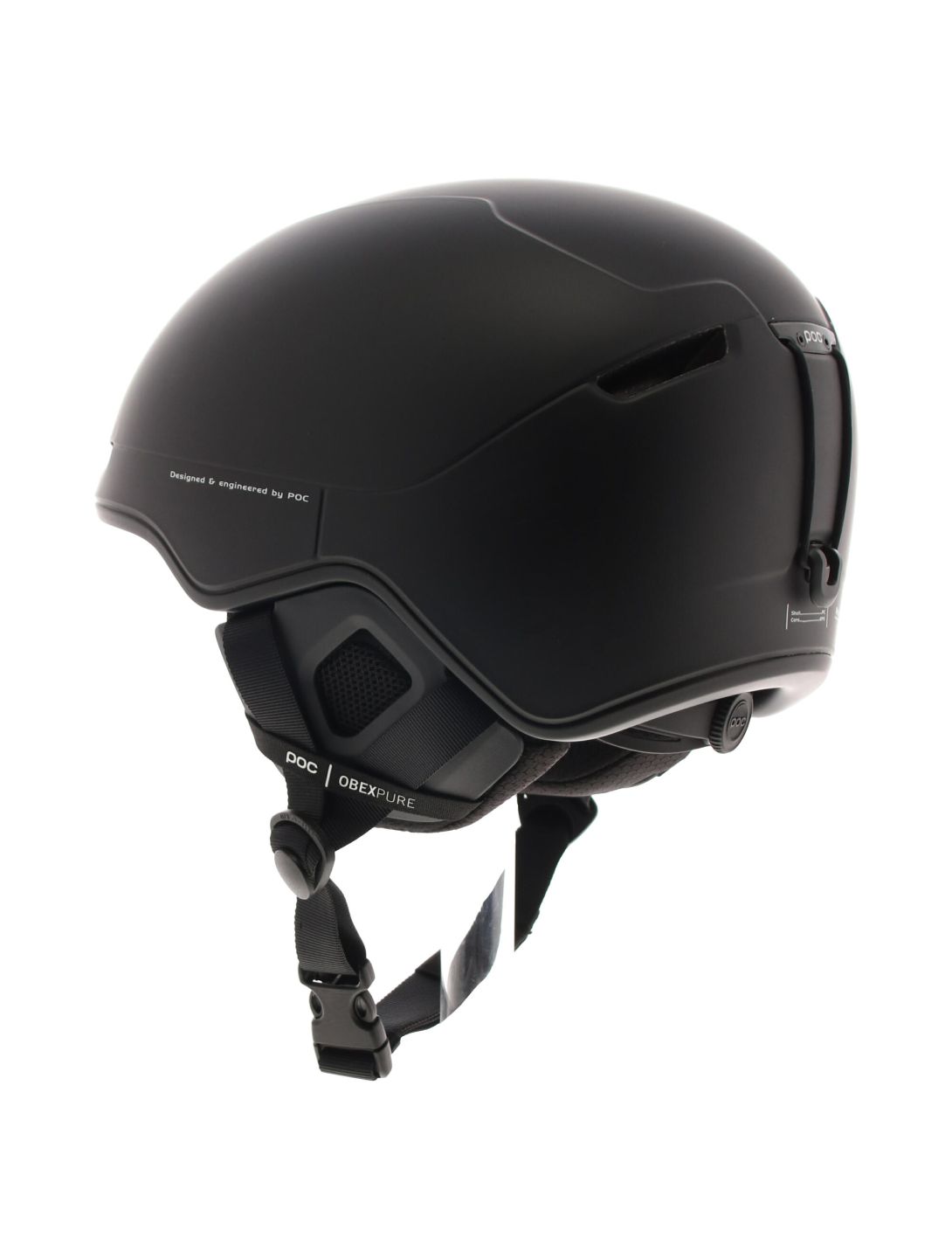 POC, Obex Pure casco unisex Uranium Black negro 