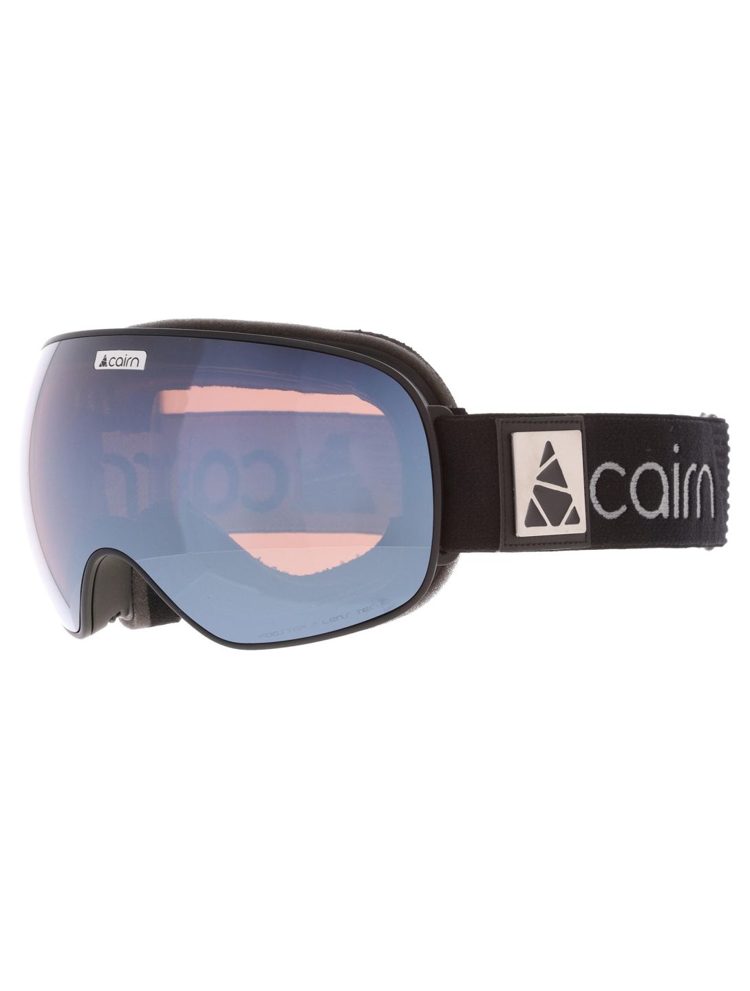 Cairn, Focus Otg gafas de esquí unisex Mat Black Silver Mirror negro, Zilver 