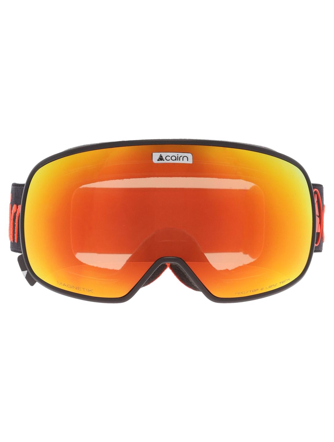 Cairn, Magnetik gafas de esquí lente extra unisex Mat Black Orange naranja, negro 