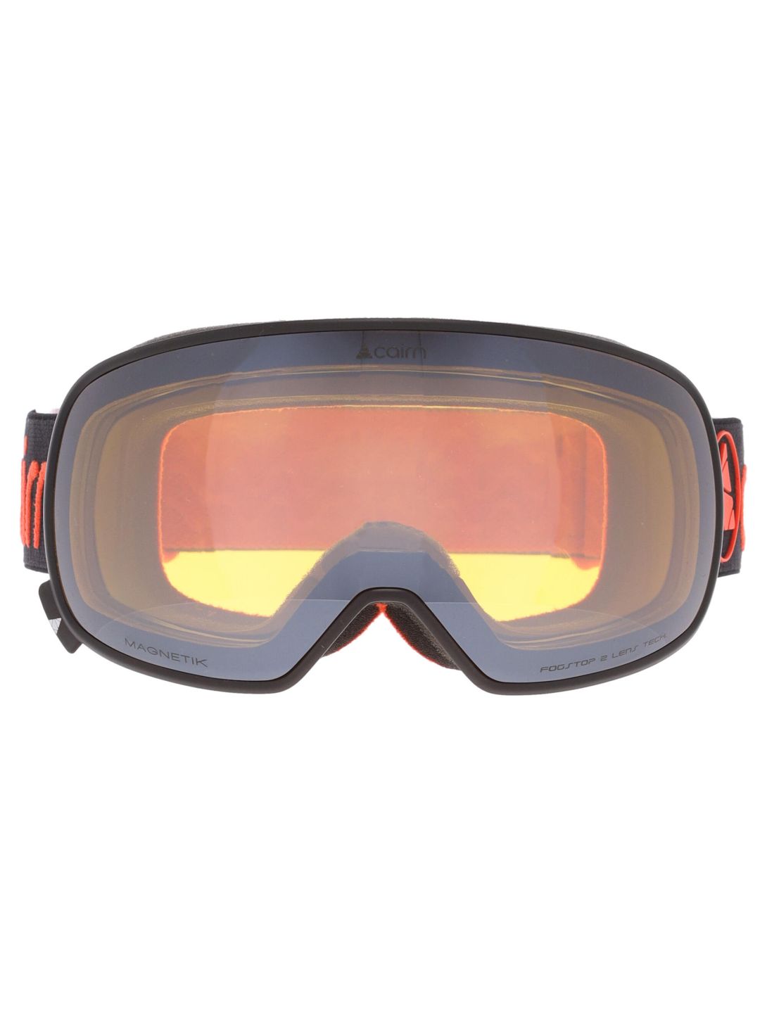 Cairn, Magnetik gafas de esquí lente extra unisex Mat Black Orange naranja, negro 