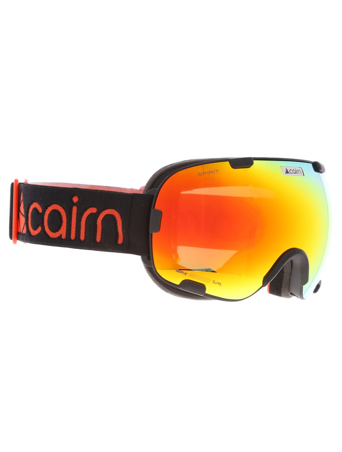 Cairn, Spirit gafas de esquí unisex Mat Black Orange naranja, negro 