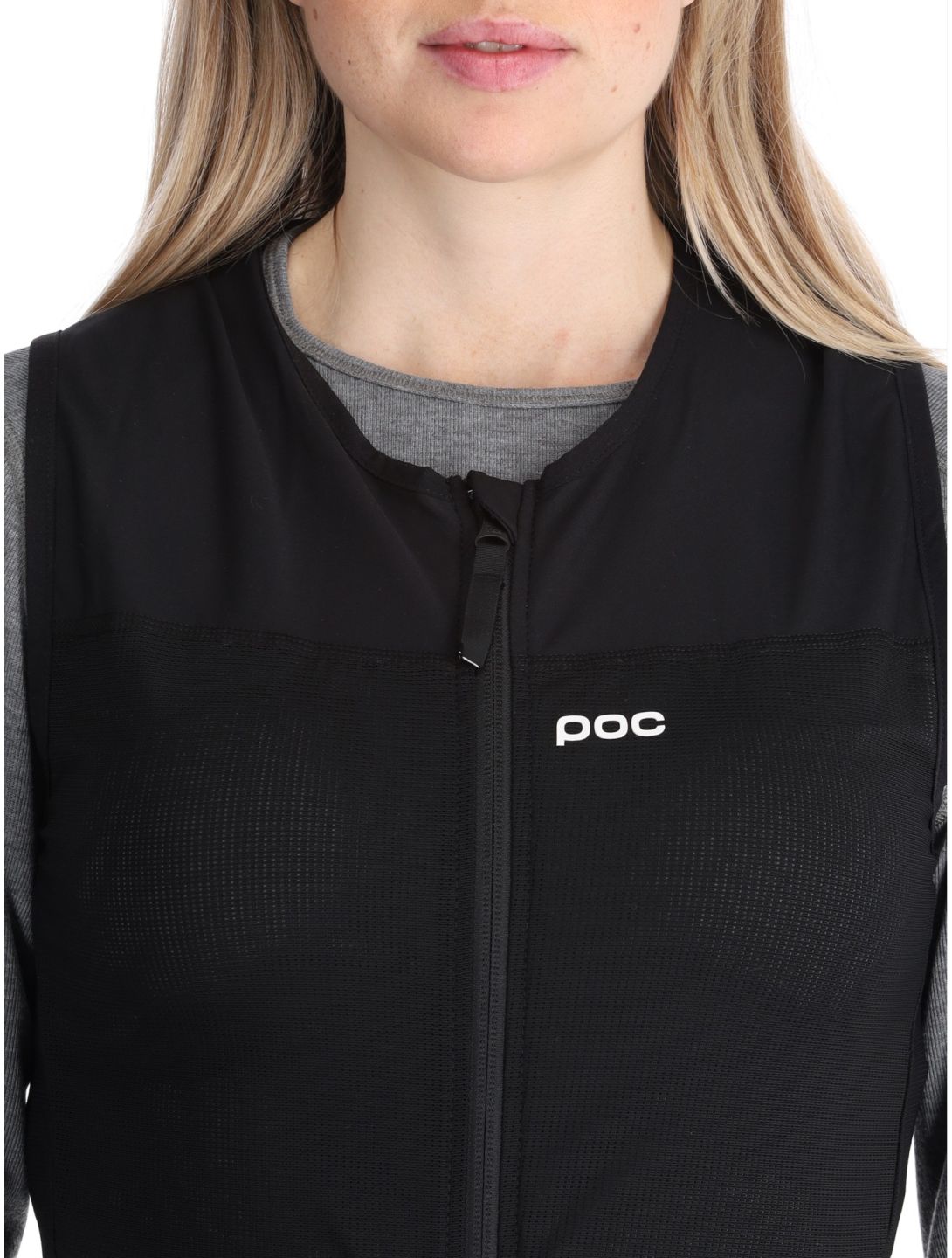 POC, Spine VPD air WO vest equipo de protección unisex Uranium Black negro 