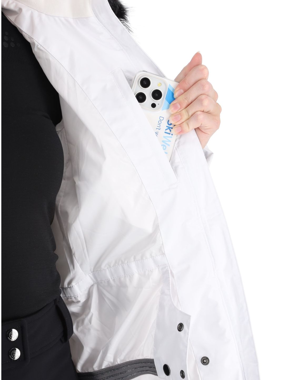 Poivre Blanc, Traditional 24PBH1003/WO/A chaqueta de esquí mujeres White blanco 