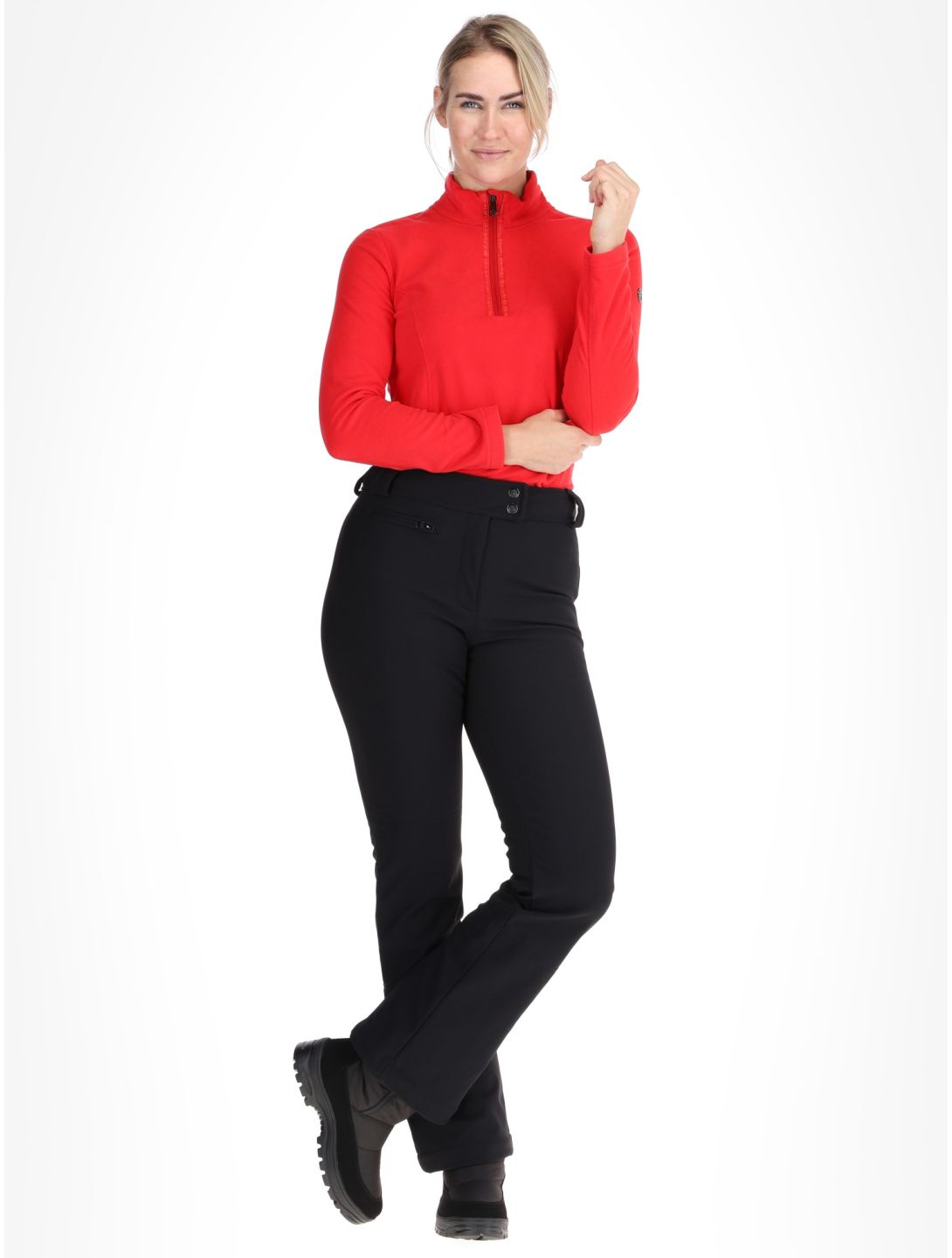 Poivre Blanc, Traditional 24PBH1120/WO/A pantalones de esquí softshell mujeres Black negro 