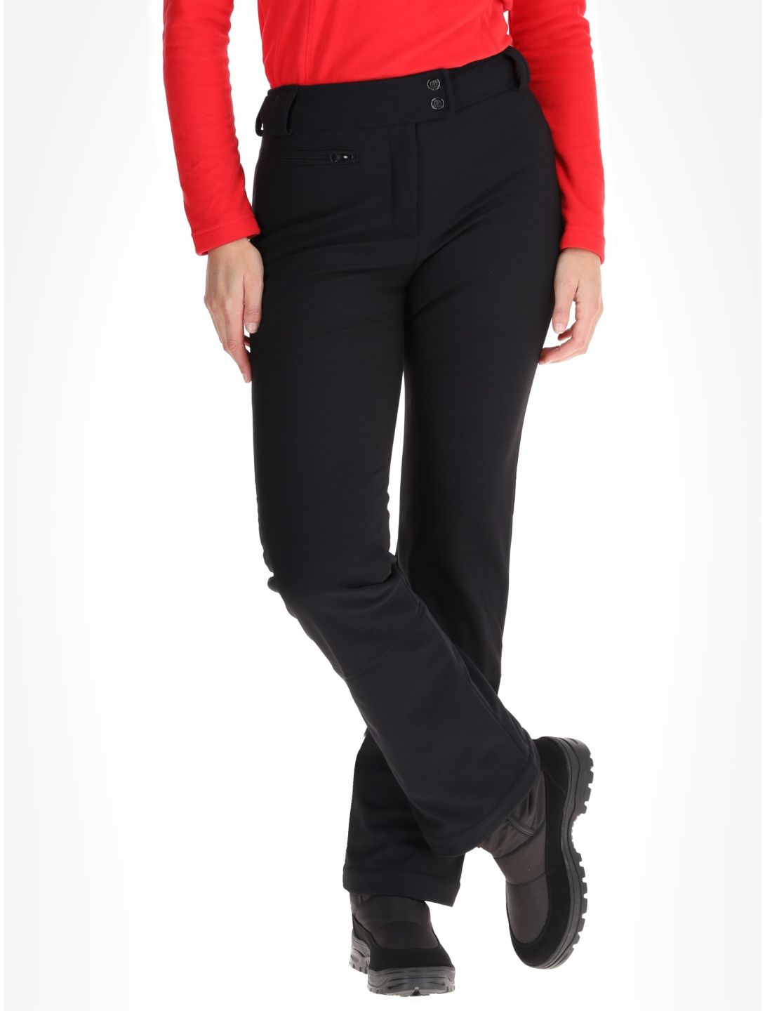 Poivre Blanc, Traditional 24PBH1120/WO/A pantalones de esquí softshell mujeres Black negro 