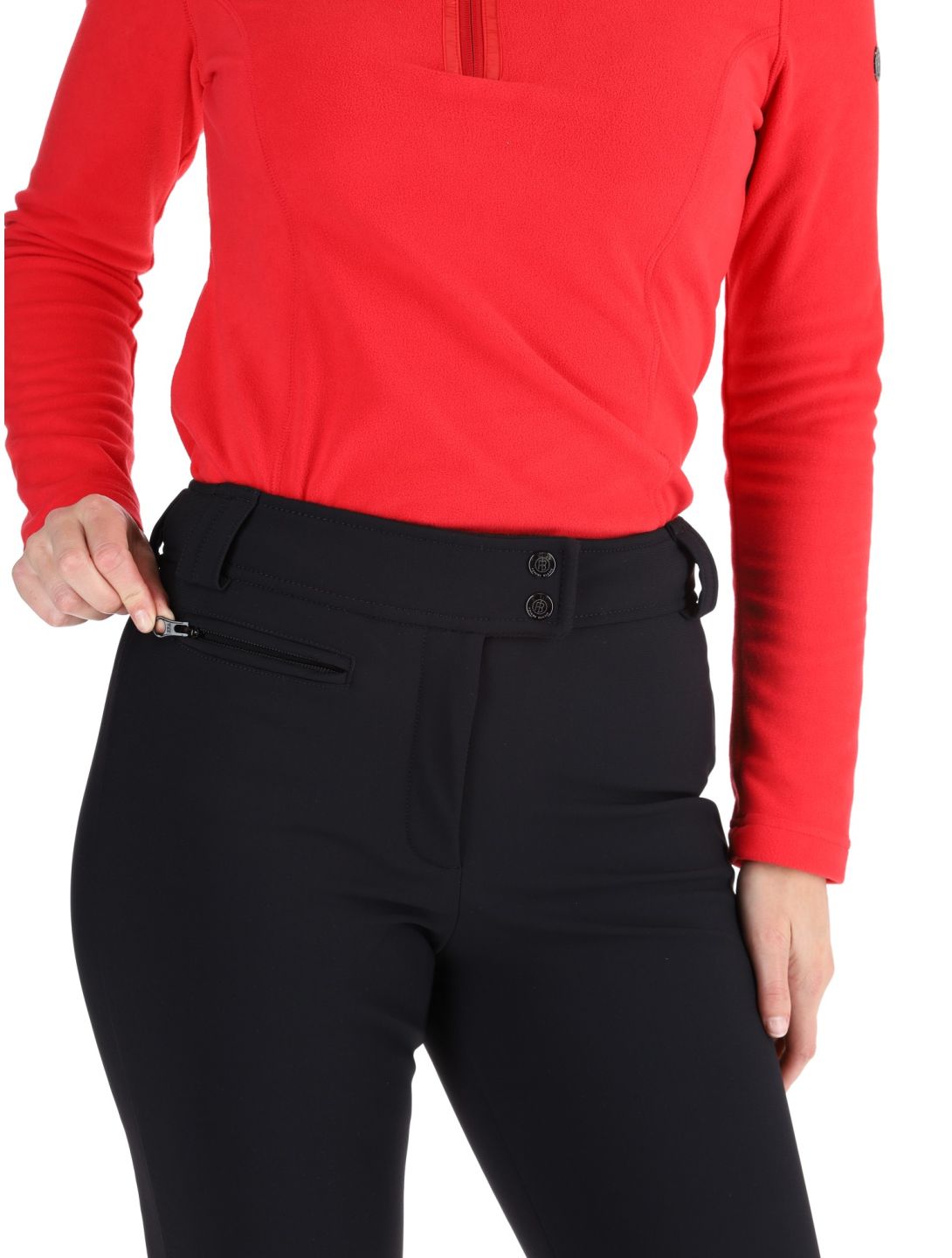 Poivre Blanc, Traditional 24PBH1120/WO/A pantalones de esquí softshell mujeres Black negro 