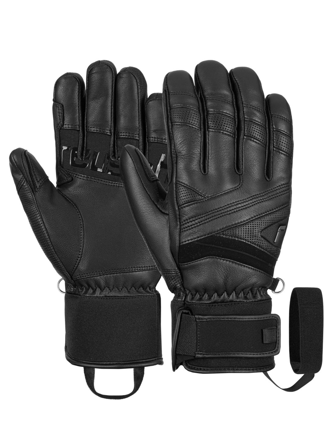 Reusch, Classic Pro guantes de esquí hombres Black negro 