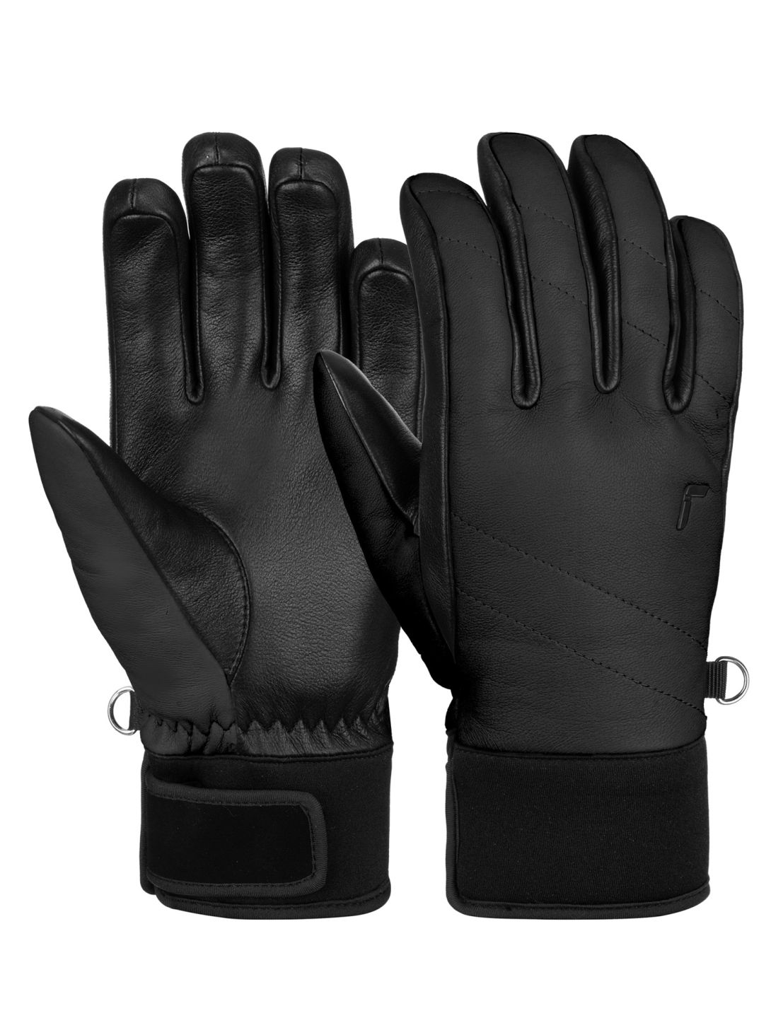 Reusch, Juliette guantes de esquí mujeres Black negro 