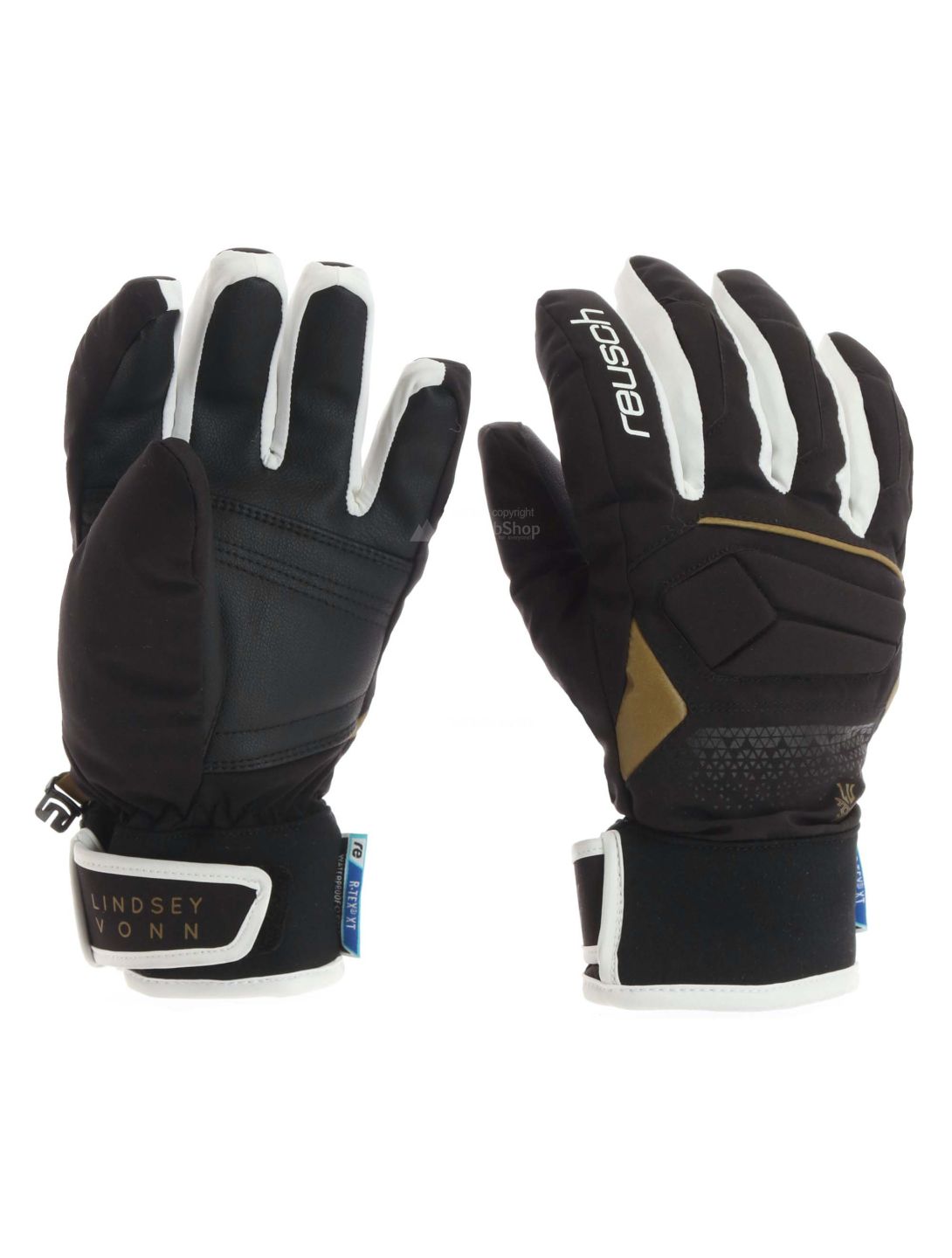 Reusch, Lindsey Vonn Junior R-TEX XT, guantes de esquí, niños, negro