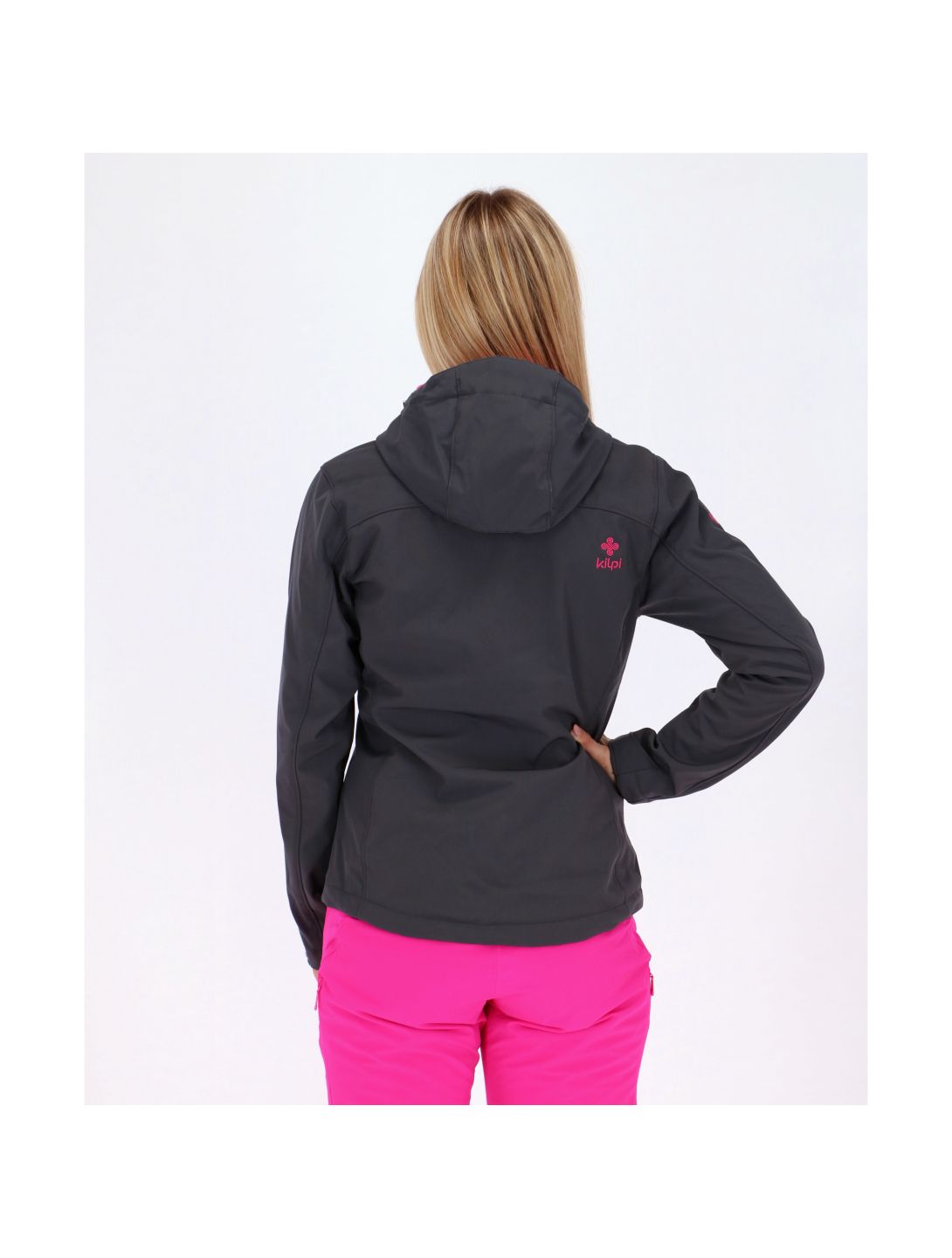 Kilpi, Elia, chaqueta softshell, mujeres, grey/pink