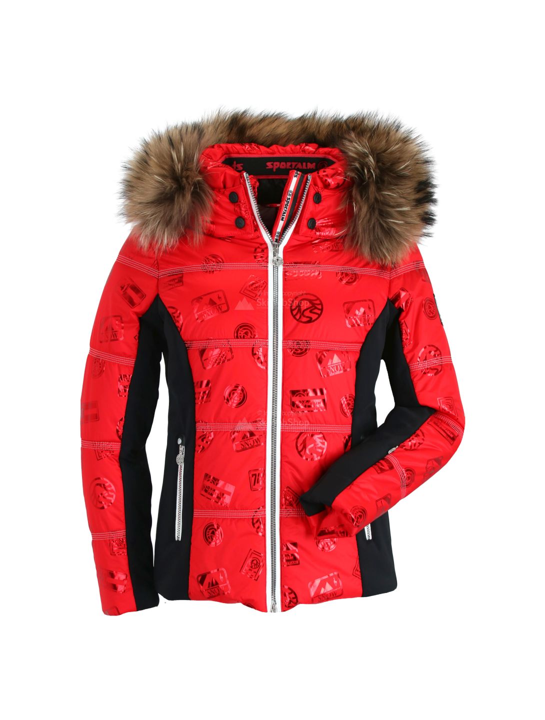 Sportalm, chaqueta de esquí, mujeres, rojo