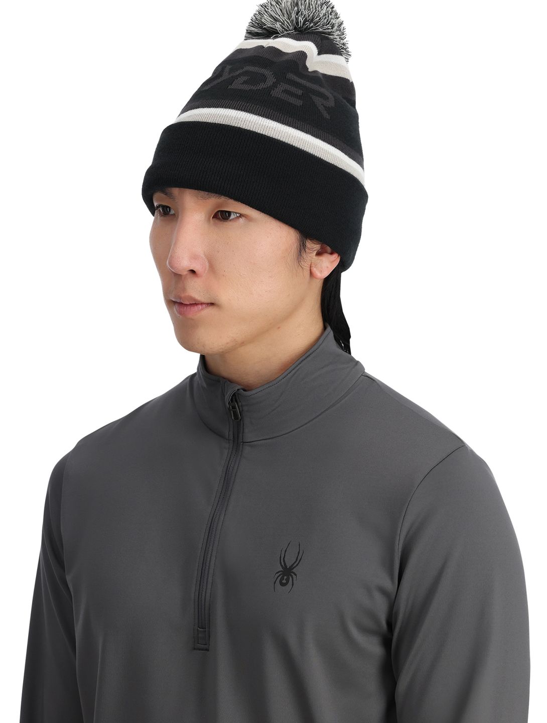 Spyder, Icebox gorro hombres Black negro 