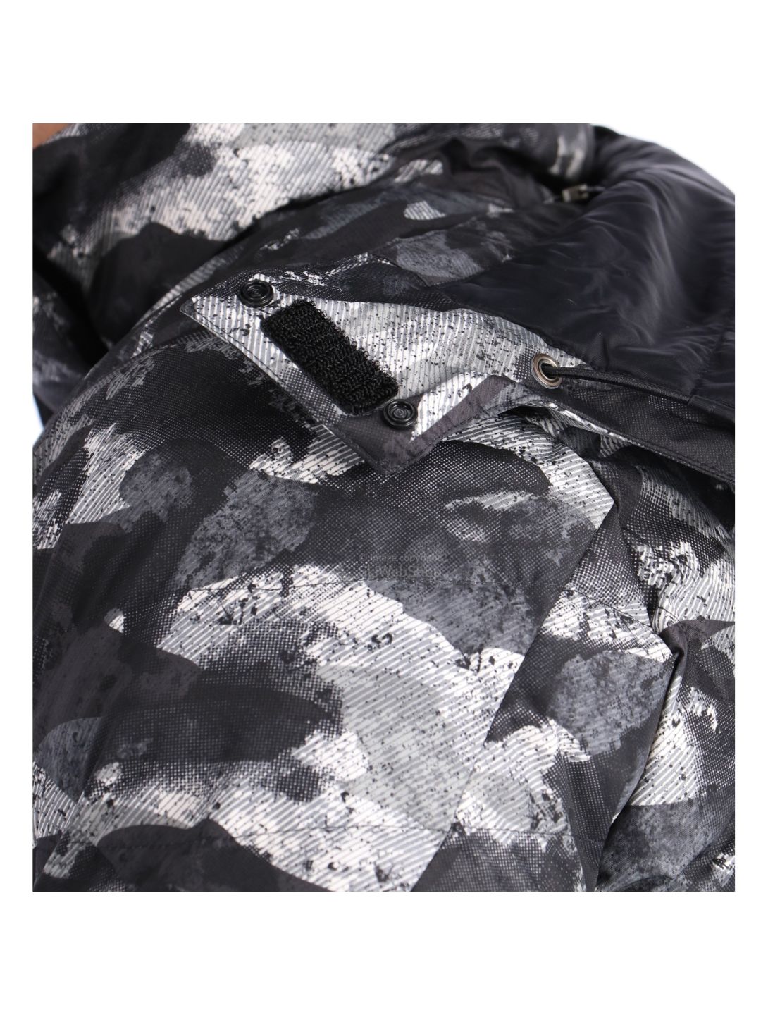 Spyder, Impulse Synthetic down, chaqueta de esquí, hombres, camo distress negro