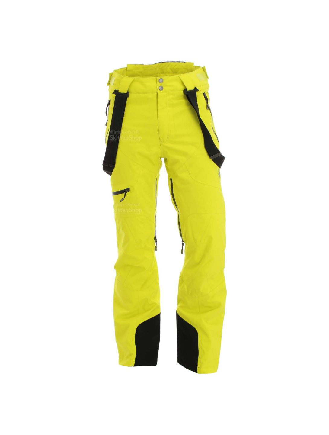 Spyder, Propulsion, pantalones de esquí, hombres, acid amarillo