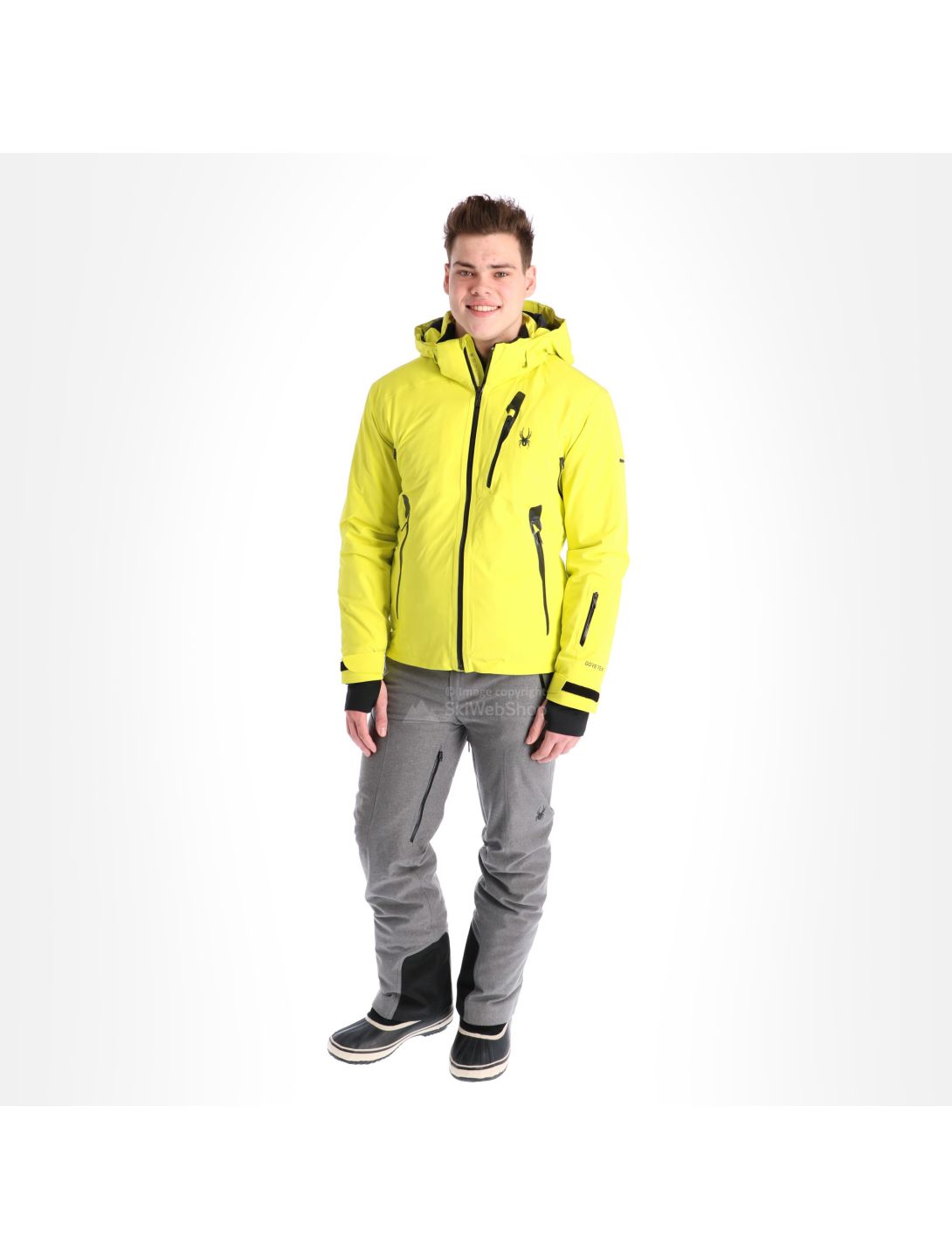 Spyder, Vanqysh, chaqueta de esquí, hombres, acid amarillo