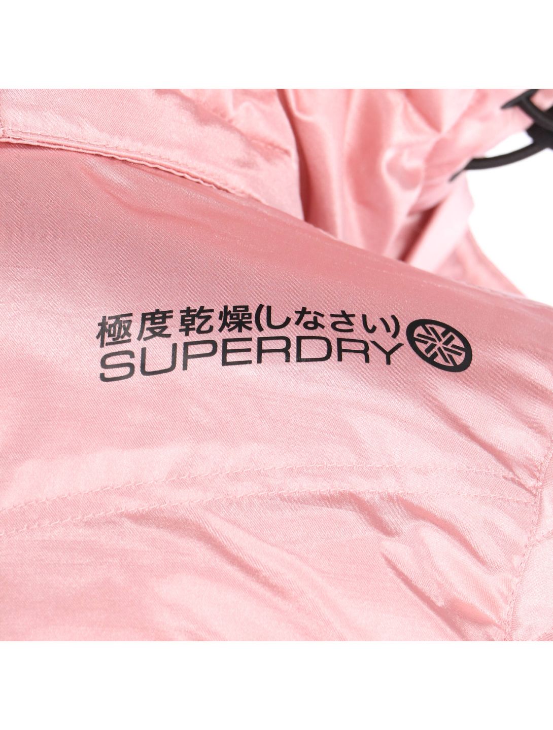 Superdry, Luxe Snow Puffer, chaqueta de esquí, mujeres, ice metallic rosa