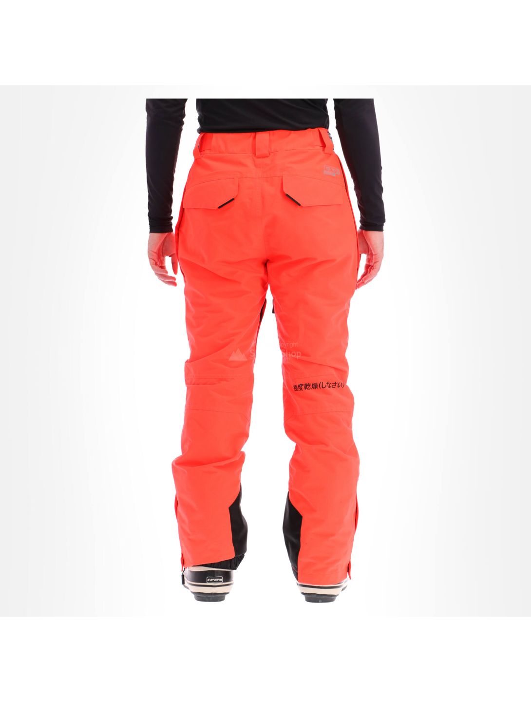 Superdry, SD Pro Racer Rescue Pant, pantalones de esquí, hombres, volcanic naranja