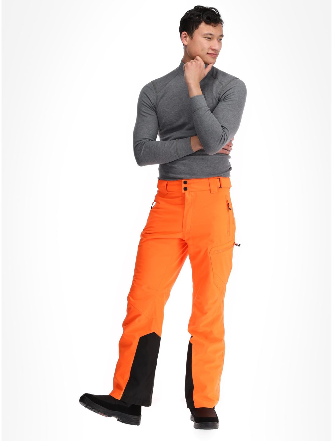 Watts, GOSTT pantalones de esquí hombres Orange Fluo naranja 