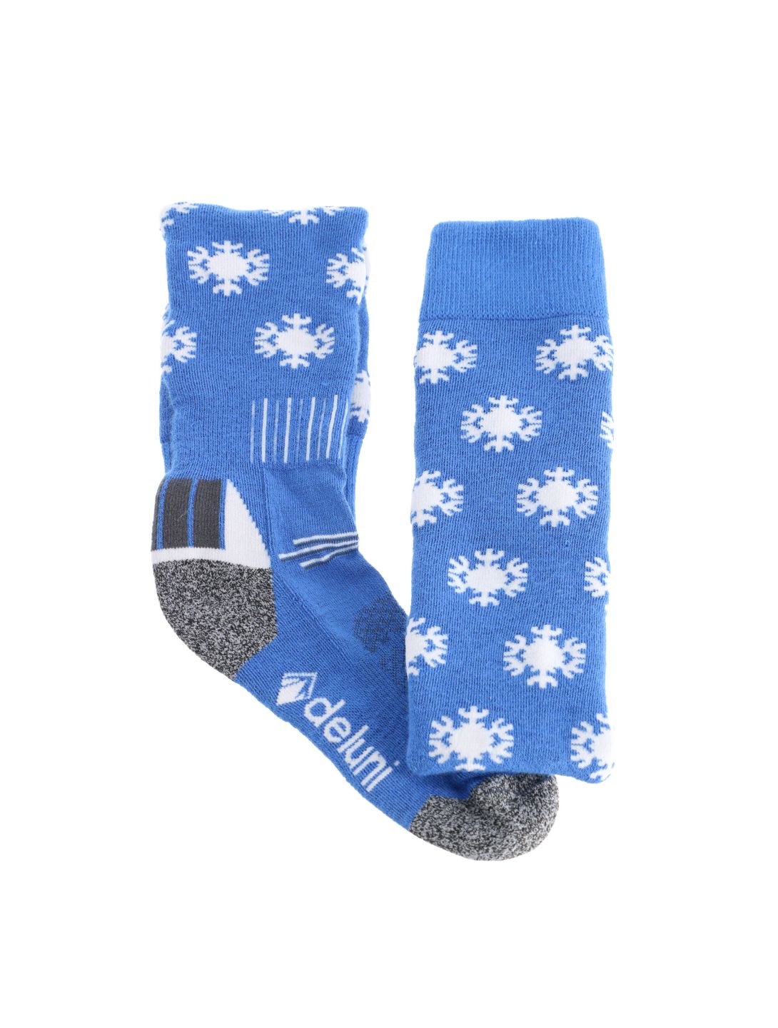 Deluni, Joyride calcetines de esquí unisex Snowflakes multicolor 