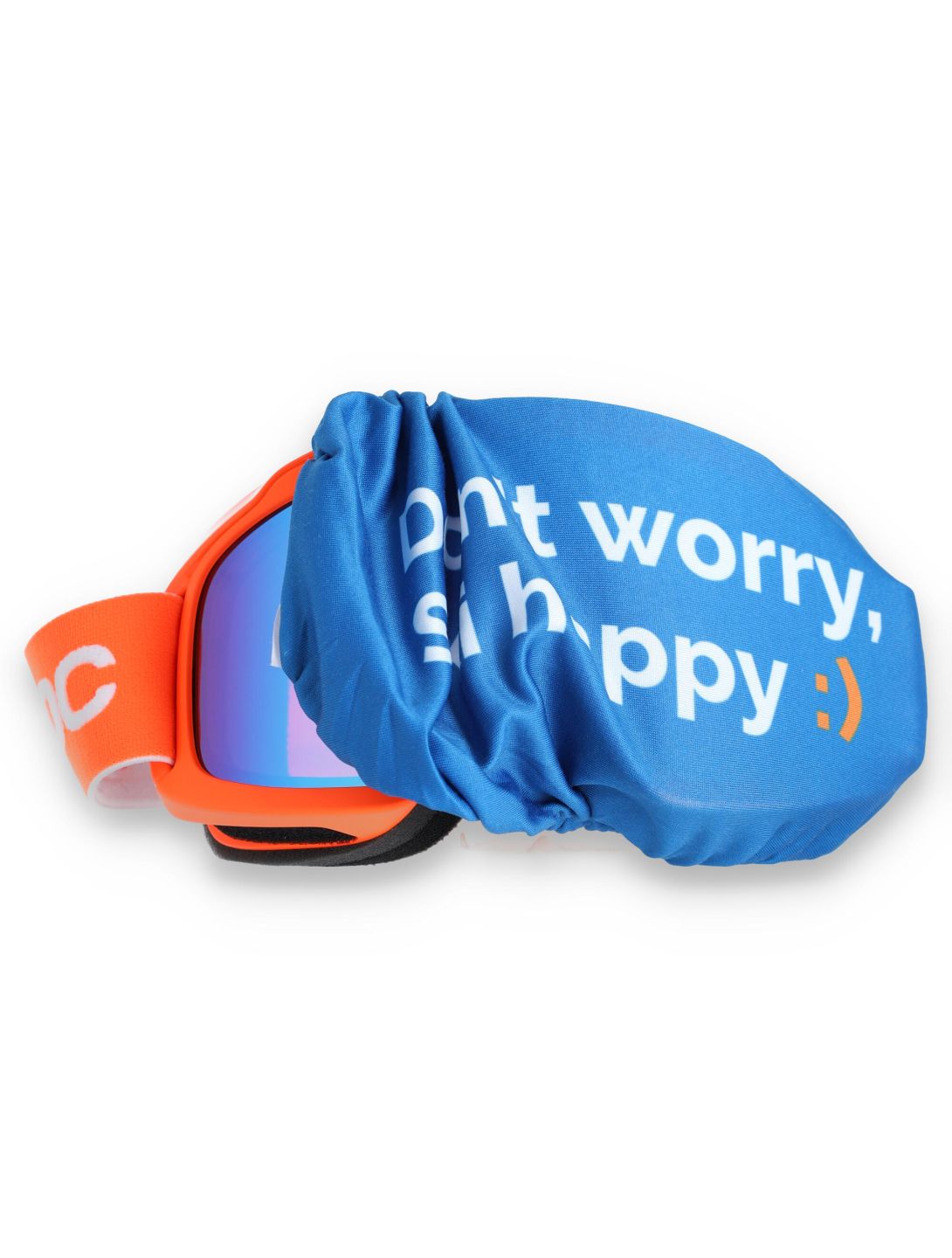 Deluni, Goggle Cover Don't Worry cubierta de gafas azul 